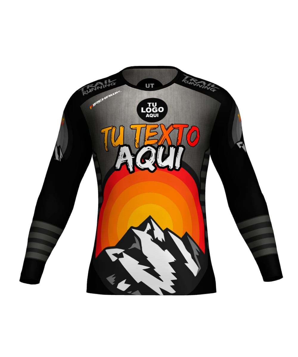 Camiseta M.Larga Trail Running Personalizada # Diseño 29