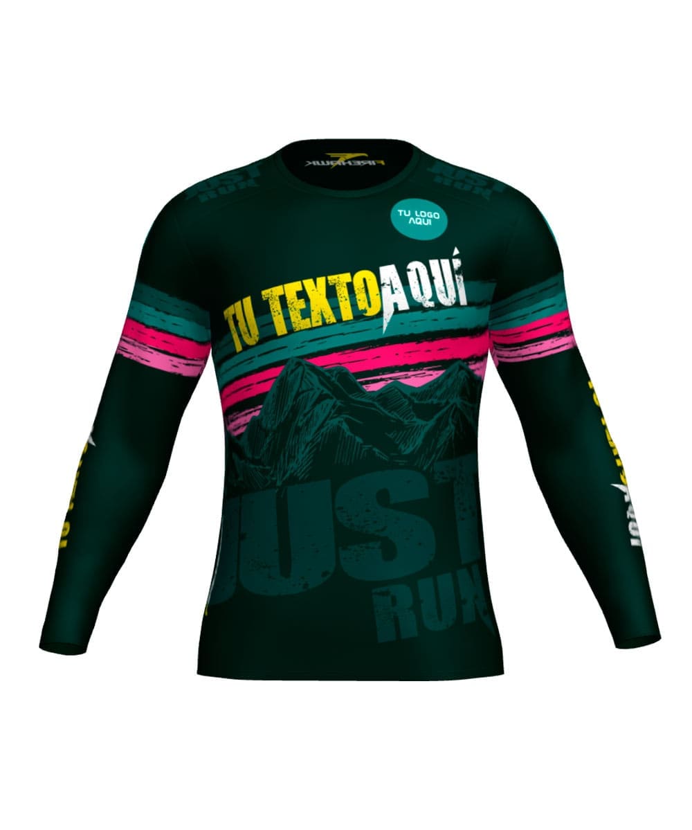 Camiseta M.Larga Trail Running Personalizada # Diseño 35